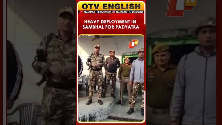 Police Deployed In Sambhal Ahead Of Mahant Rishi Raj Giri’s Padyatra