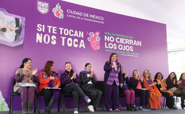 Brugada anuncia campaña "Si te tocan, nos toca": incluye 12 mensajes para erradicar la violencia contra la mujer
