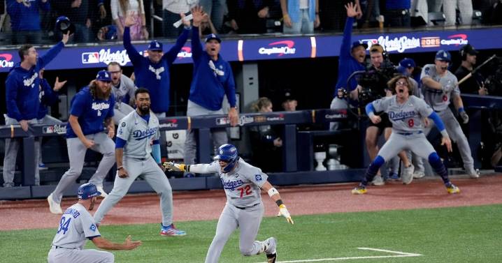 Game 7 in 10th inning, Dodgers and Blue Jays tied 4-4. Live Game 7 updates here.