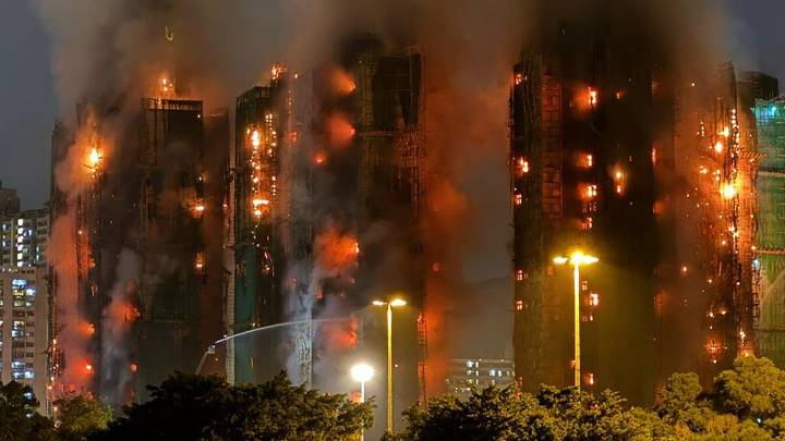 Death toll in Hong Kong high-rise fire rises to 36, with 279 reported missing