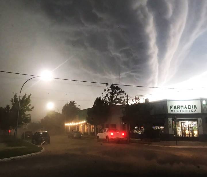 Rigen alertas amarillas por tormentas para el oeste y sur de La Pampa