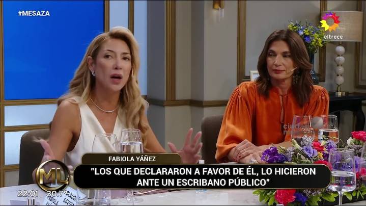 Mirtha Legrand le tiró un carpetazo a Fabiola Yañez por la fiesta en Olivos y le preguntó si quiere ser mantenida