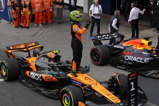 McLaren driver Lando Norris wins Formula 1's Brazilian Grand Prix