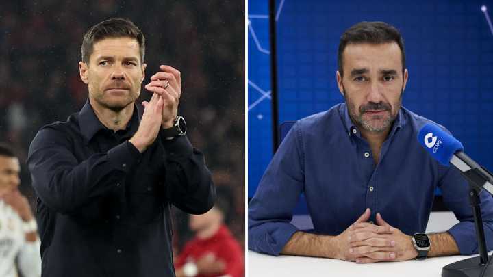Juanma Castaño: "Xabi Alonso habla de un partido igualado pero en remates a puerta son diez del Liverpool y dos del Real Madrid"