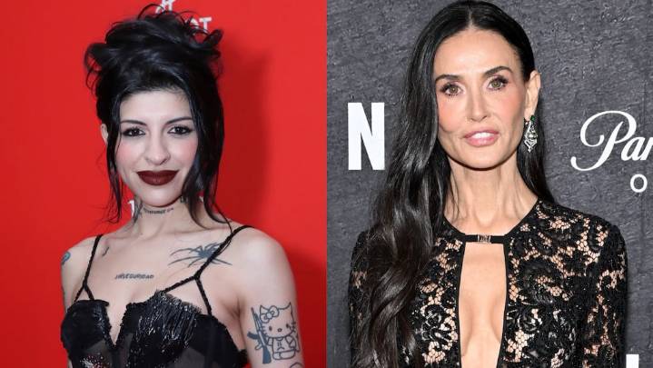 El naked dress reafirma su reinado: de Cazzu con transparencias extremas a Demi Moore en encaje y escote