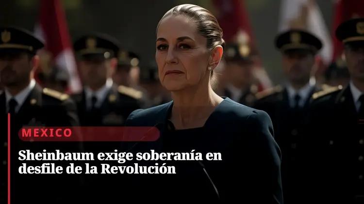 Desfile 115.º Aniversario de la Revolución: Sheinbaum critica oponentes y reitera memoria histórica