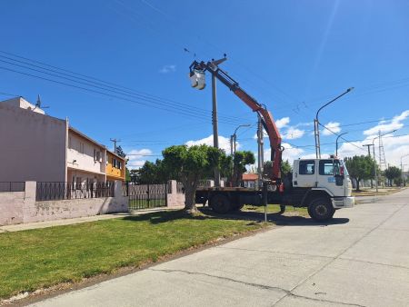 Servicios Públicos realizó intervenciones durante el temporal de viento