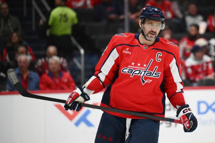 Alex Ovechkin scores his 900th NHL goal with the Washington Capitals