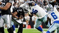 New-look Cowboys defense shining, Prescott dealing; Cowboys lead Raiders 24