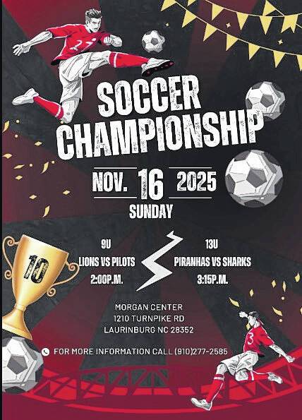 Support local youth soccer in championship doubleheader