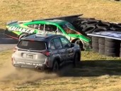 Impacto inédito en NASCAR México: coche de rescate choca a piloto en Puebla