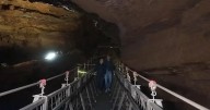 Smelly cave used as town's sewer transforms into tourist destination