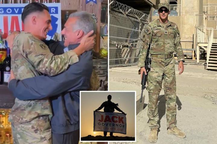Ciattaraelli gets heartwarming surprise from Army son on NJ election eve