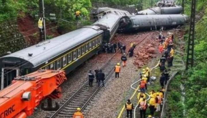 Tragedia en China: 11 trabajadores mueren arrollados por tren durante prueba técnica