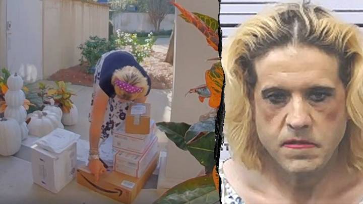 Alabama porch pirate in women's clothing caught allegedly stealing packages