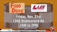 Local Food Drive hosted by WDEF News 12 and Lee Company