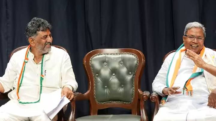Siddaramaiah vs DK Shivakumar: DK Camp MLAs Rush Delhi To Meet High Command, Press For CM Rotation