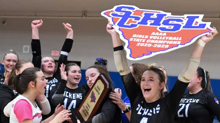 PHOTOS: Pickens volleyball takes on Bishop England in state title