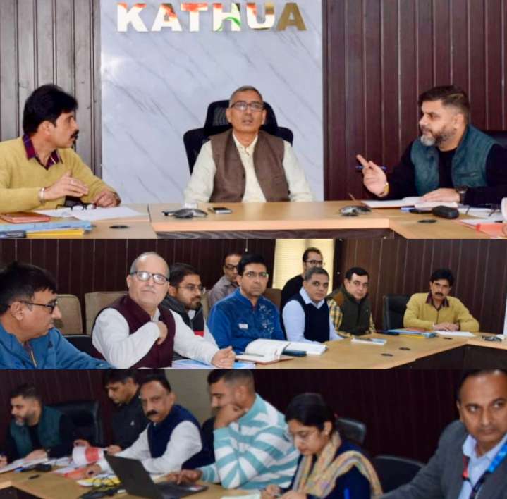 DC Kathua reviews saturation of HADP, JKCIP projects across agriculture, allied sectors