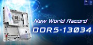 Gigabyte Sets DDR5 Memory Frequency World Record On Z890 AORUS Tachyon ICE, Achieves 13,034 MT/s