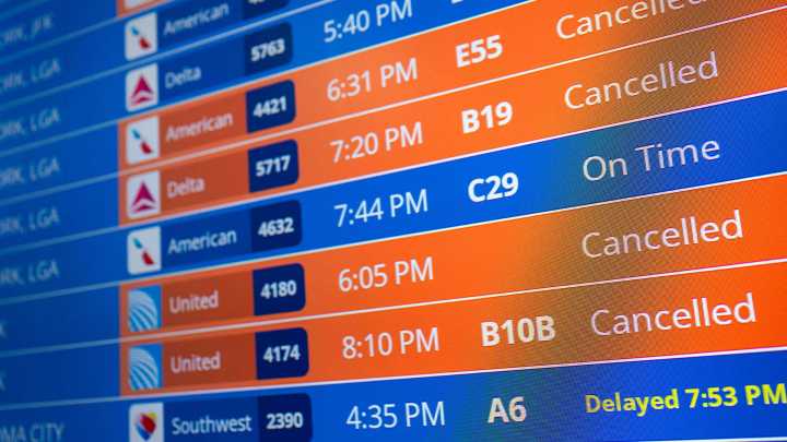 Government shutdown: Flight delays, cancellations worsen