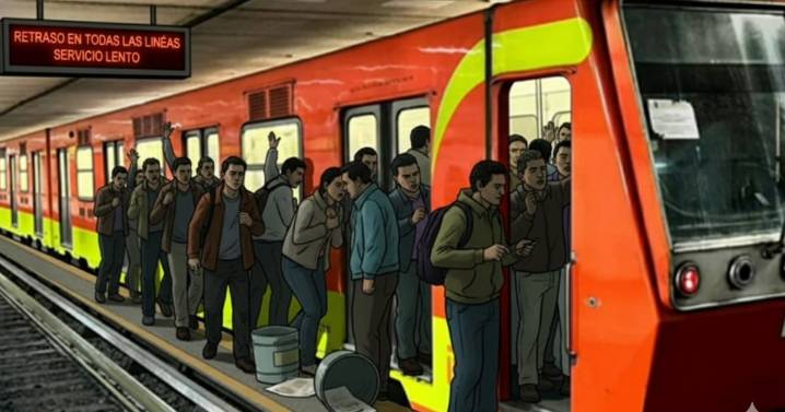 Colapso en el Metro CDMX: líneas 1, 2, 8, A y B operan con demoras severas esta mañana
