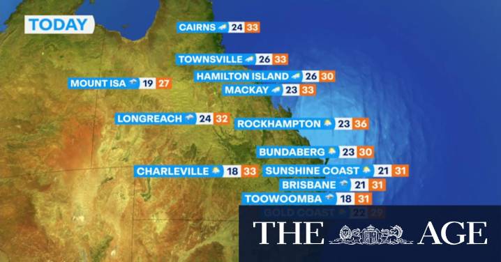 National weather forecast for Monday 1 November