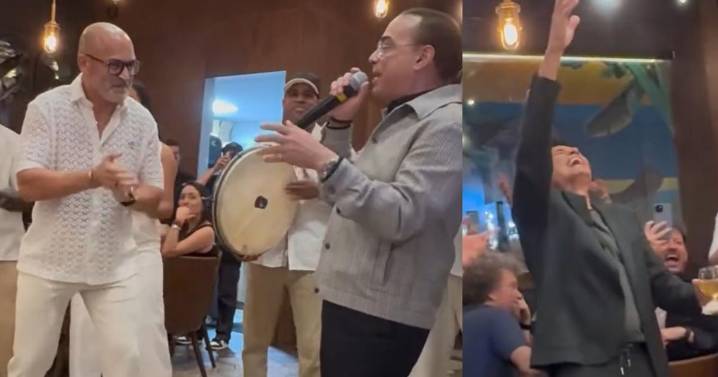 Gilberto Santa Rosa y Julio César Sanabria le dan sorpresa navideña a Chayanne