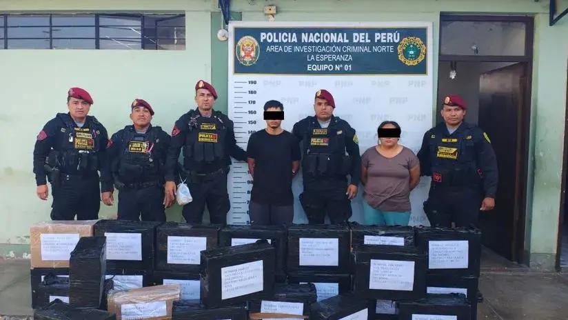 La Libertad: detienen a dos personas que integraban presunta red de falsas encomiendas desde Trujillo