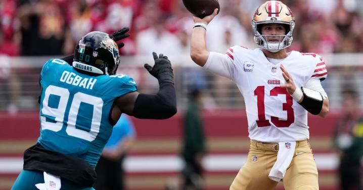 Purdy de 49ers se perderá 5to partido de inicio por lesión en dedo de un pie: podría ser suplente