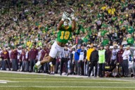 Oregon tight end Kenyon Sadiq returns with career night in win vs Minnesota