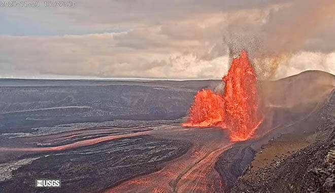 Episode 37 of Kilauea eruption brings high lava fountains