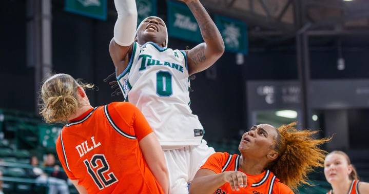 Photos: Tulane women edge Campbell on last