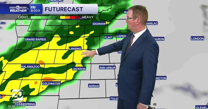 Metro Detroit Weather: Sun tomorrow, rain Friday, weekend snow?