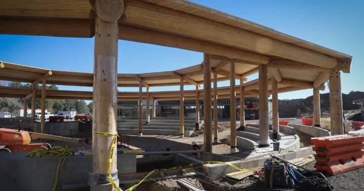 CFD’s Morning Star Indian Village quickly taking shape, one month ahead of schedule