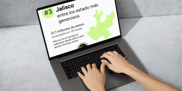 Jalisco destaca en recaudación digital al aportar 31 millones de pesos a causas sociales