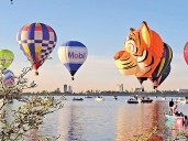 Surcan el cielo leonés globos de 25 países; el festival se realiza en Guanajuato