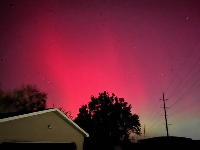 Northern lights visit the Tri