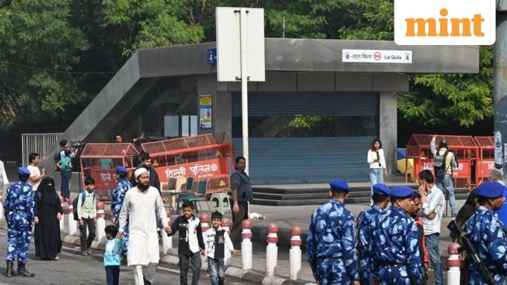 All gates of Lal Quila metro station reopened six days after Delhi blast