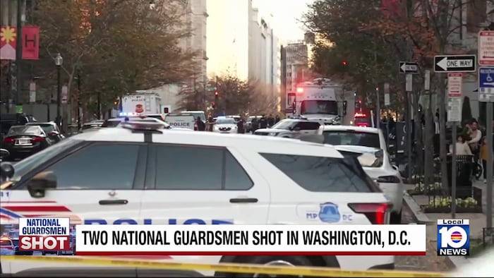Afghan national in custody after shooting of 2 National Guard members near White House