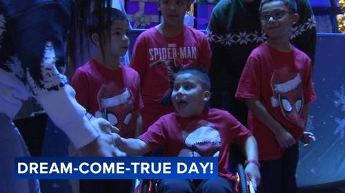 Mundelein boy learns at Chicago Griffin Museum of Science and Industry Spider