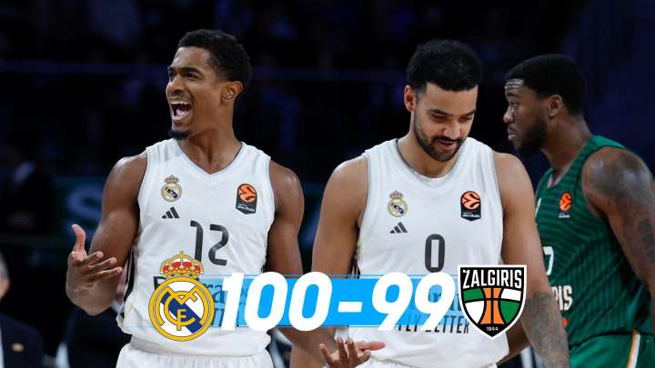 Maledon le da al Real Madrid una victoria agónica contra el Zalgiris