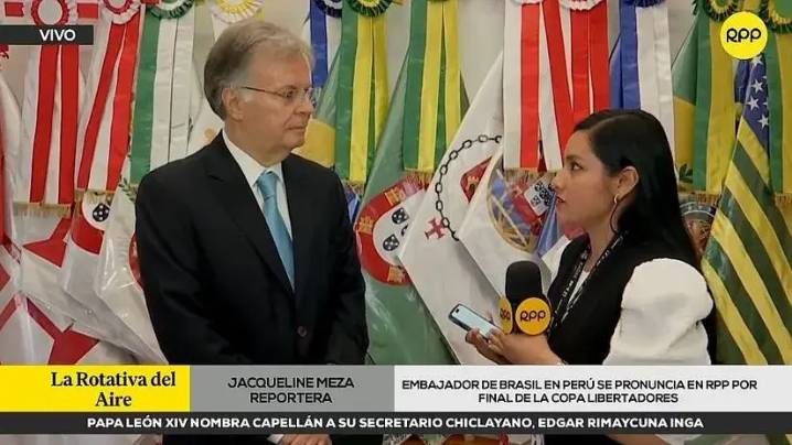 “Relación estrecha”: embajador de Brasil mantiene comunicación con autoridades peruanas de cara a la final de la Libertadores