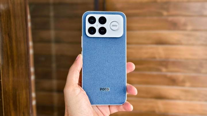 The Poco F8 Ultra's Denim-Looks and Killer Audio Make It a Phone Rock Star
