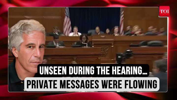 On Cam: Dem Lawmaker’s ‘Texts’ With Epstein Inside U.S. Cong Sparks Fury; Explosive Plaskett Link