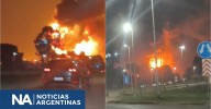 Impresionante explosión en el Polo Industrial de Ezeiza: arde una fábrica agroquímica