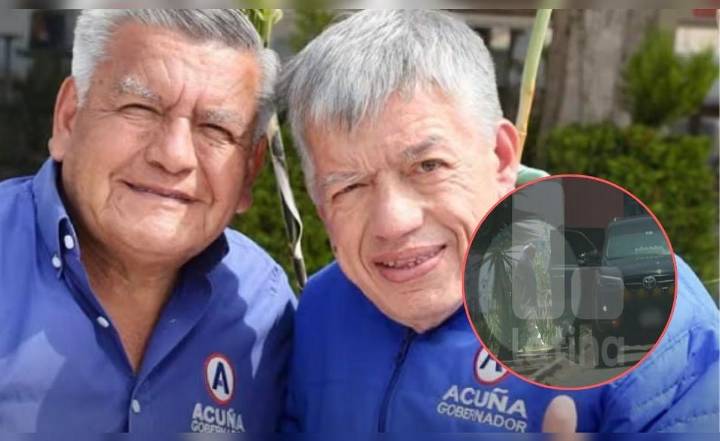 Captan a César Acuña visitando la casa de su hermano prófugo Óscar Acuña un día después de ser allanada