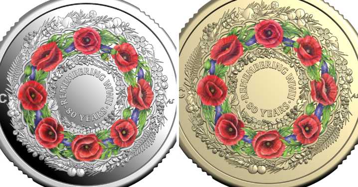Australia new coin: Mint released commemorative coin to mark 80 years since the end of World War II.