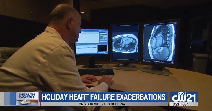 Heart failure exacerbations increase during the holiday season