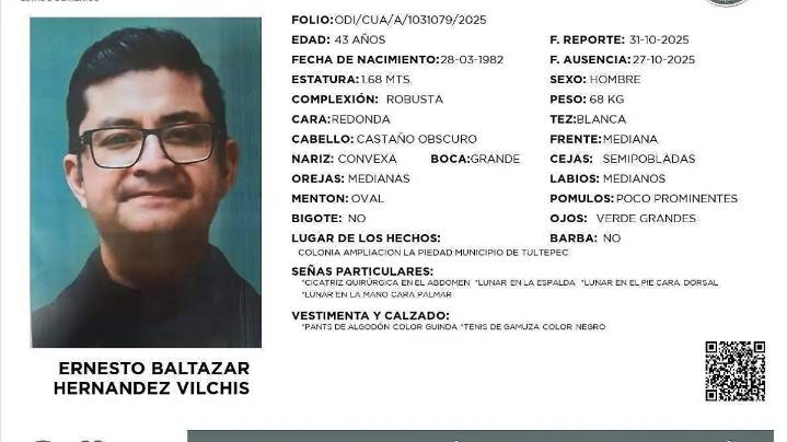 Desaparece padre a cargo de la parroquia de Santa Cruz cantera en Tultepec